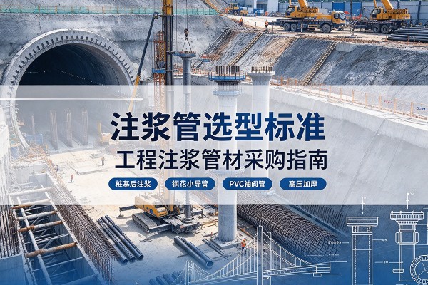 正阳注浆管选型标准