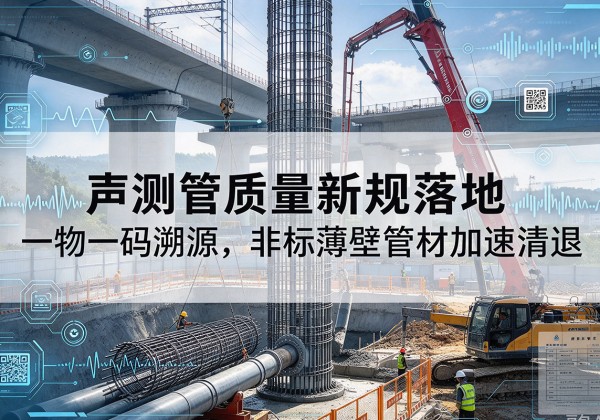 正阳声测管质量新规落地，一物一码溯源，非标薄壁管材加速清退